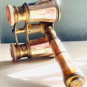 Antique Lemaire mother-of-pearl opera glasses from Paris
